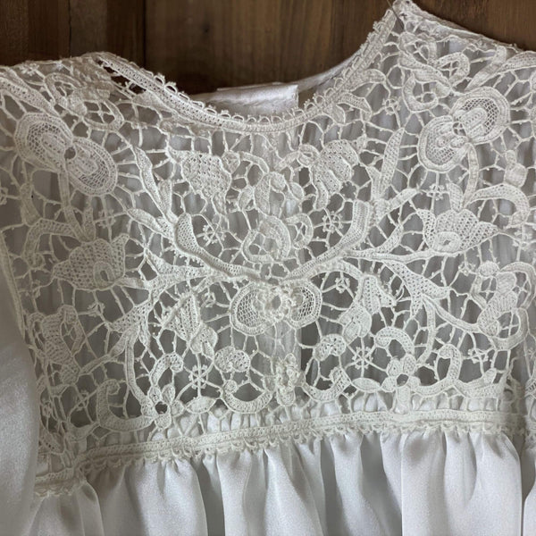 CHRISTENING GOWN  BURANO LACE