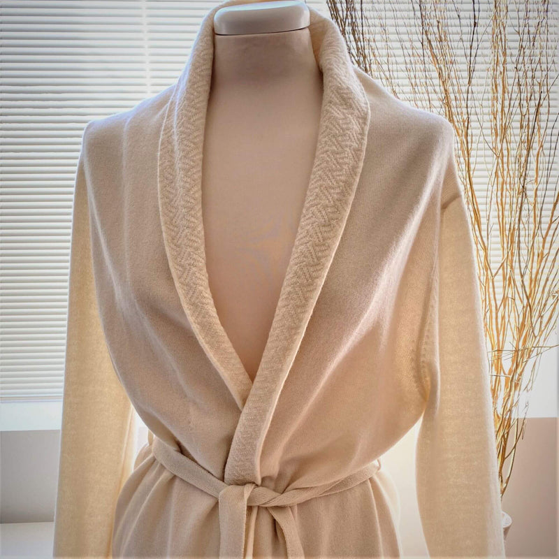 DRESSING GOWN CASHMERE SHORT