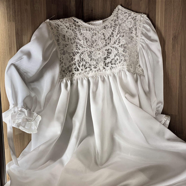 CHRISTENING GOWN  BURANO LACE