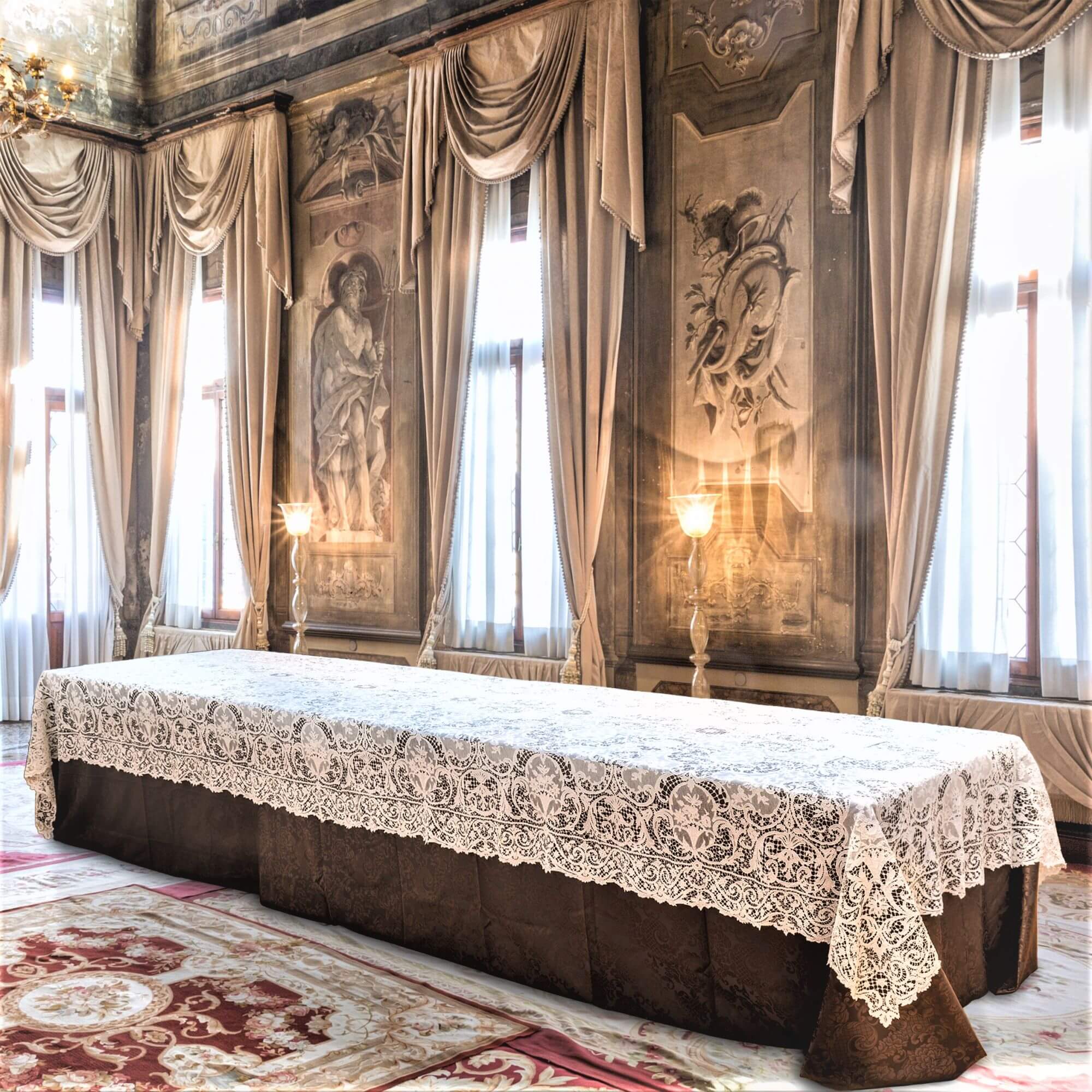 TABLECLOTH BURANO LACE – Martina Vidal Venezia