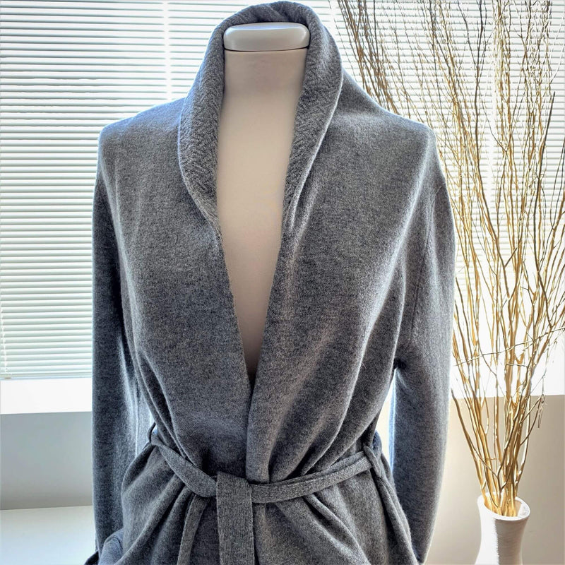 DRESSING GOWN CASHMERE SHORT