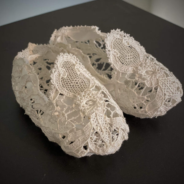 CHRISTENING SHOES BURANO LACE
