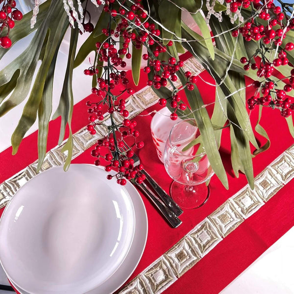 RUNNER QUADRI NATALE