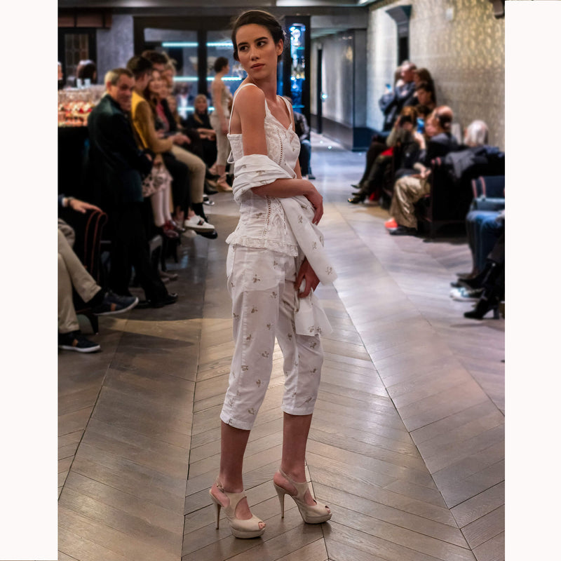 CAPRI PANTALONE MUSSOLA DI COTONE