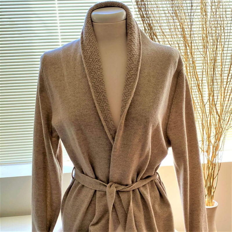 DRESSING GOWN CASHMERE SHORT