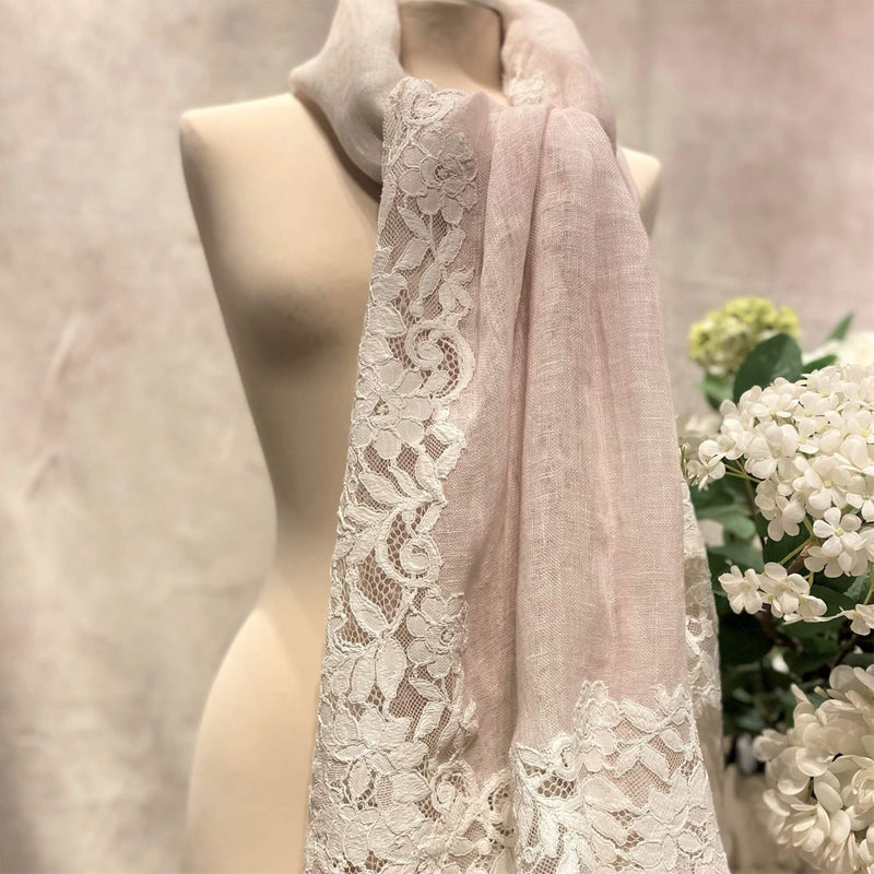 LACE LINEN STOLE