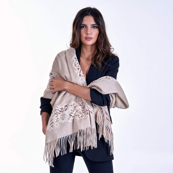 STOLA CASHMERE & PIZZO