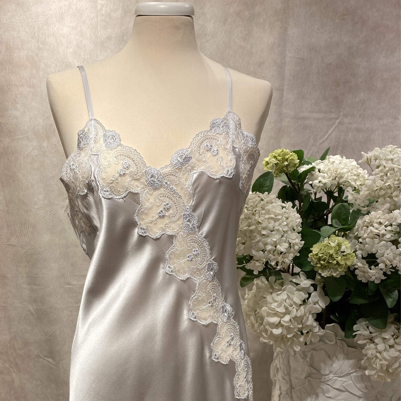 LAUREN SILK SHORT NIGHTGOWN