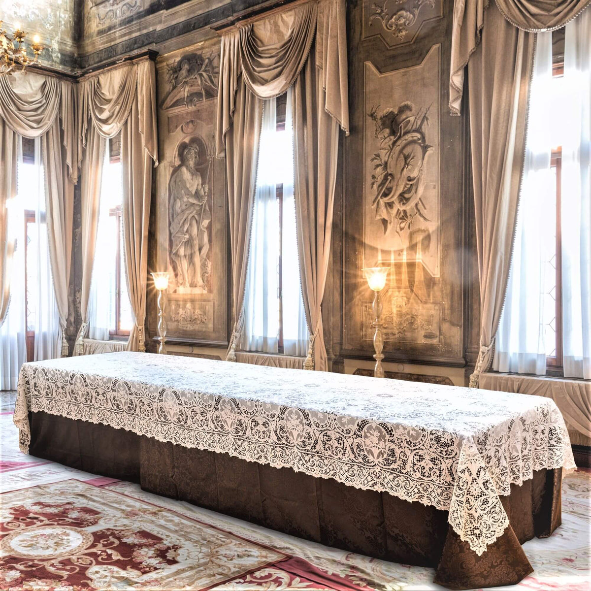TABLECLOTH BURANO LACE Martina Vidal Venezia TABLECLOTH BURANO LACE Martina Vidal Venezia