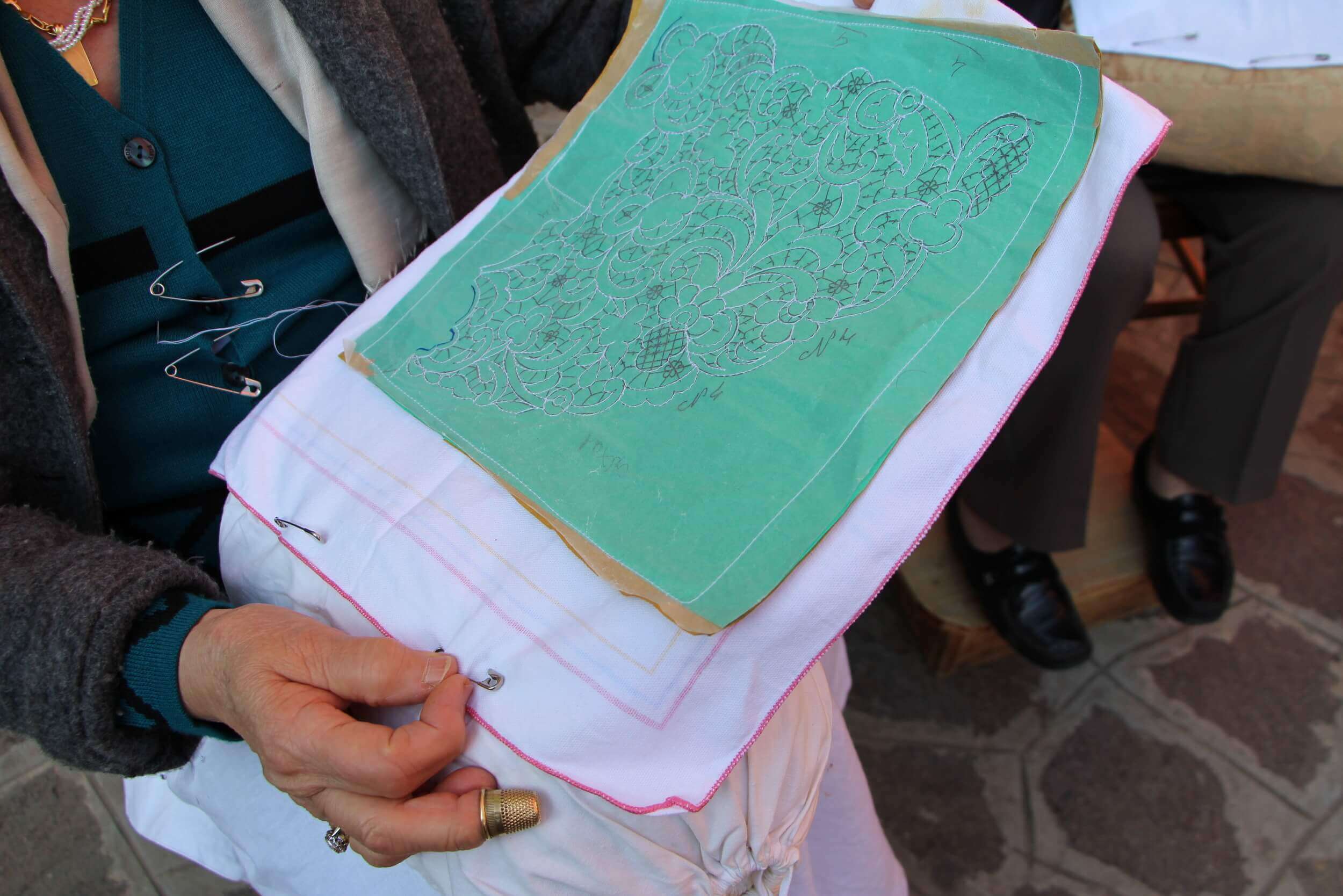 orditura merletto di burano