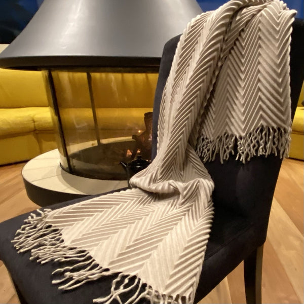 PLAID PICASSO CASHMERE