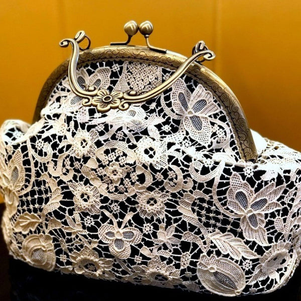 バッグ Hamano White Handbag Rank A~AB Hamano handbag white - Gem
