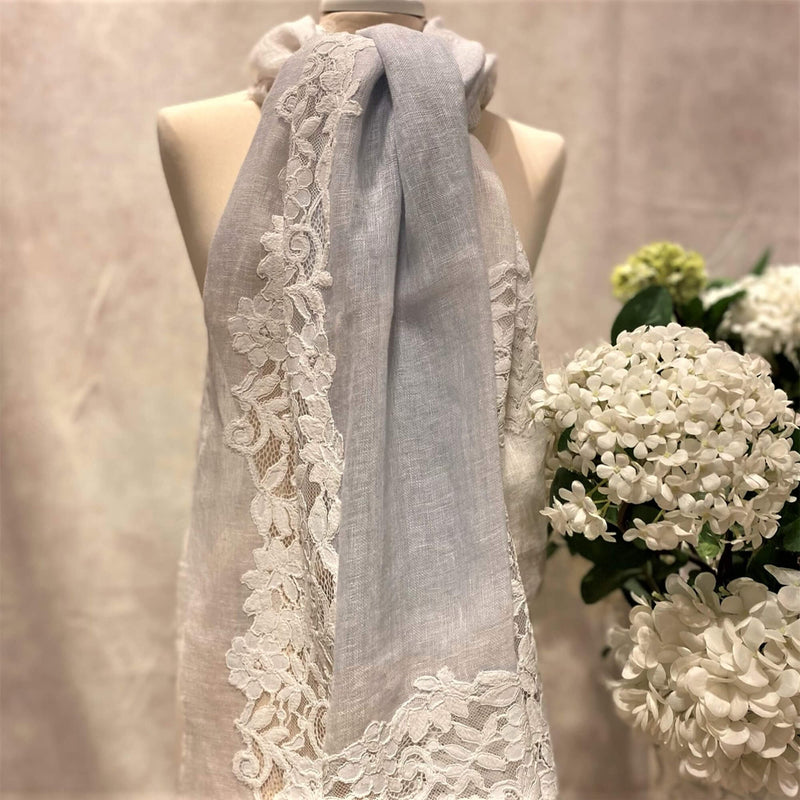 LACE LINEN STOLE