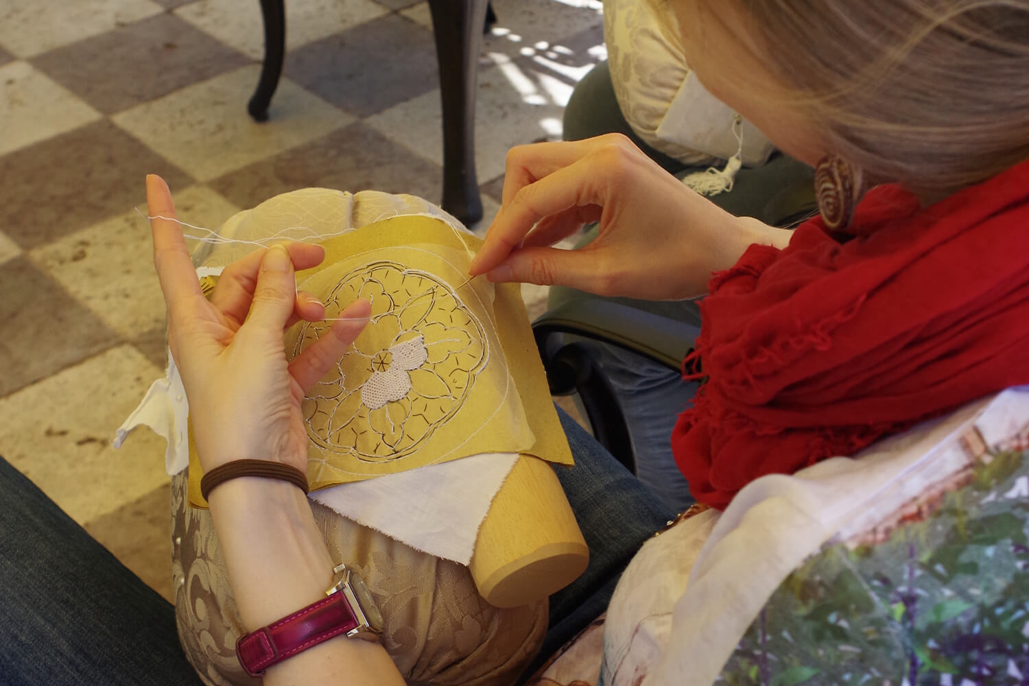 corsi merletto di Burano