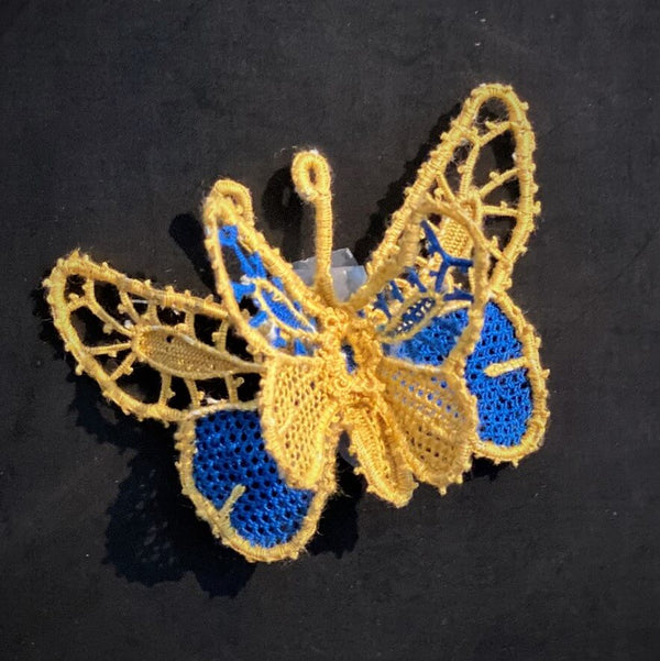 BUTTERFLY COLORED BURANO LACE