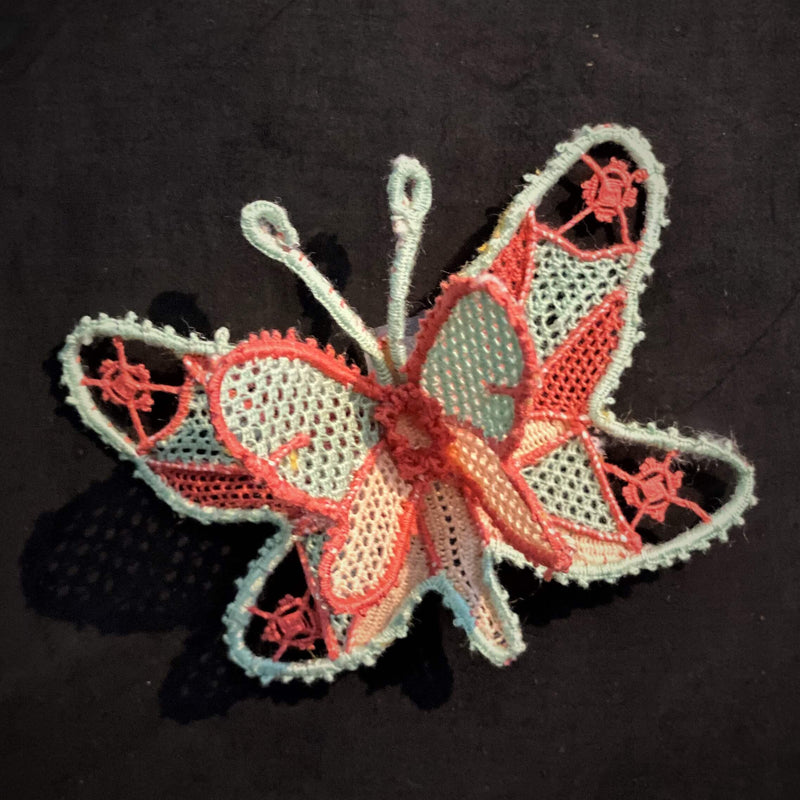 BUTTERFLY COLORED BURANO LACE